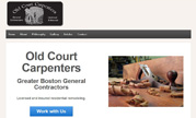 Old Court Carpenters WordPress website