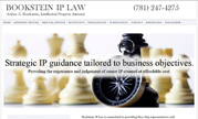 Bookstein IP Law WordPress website